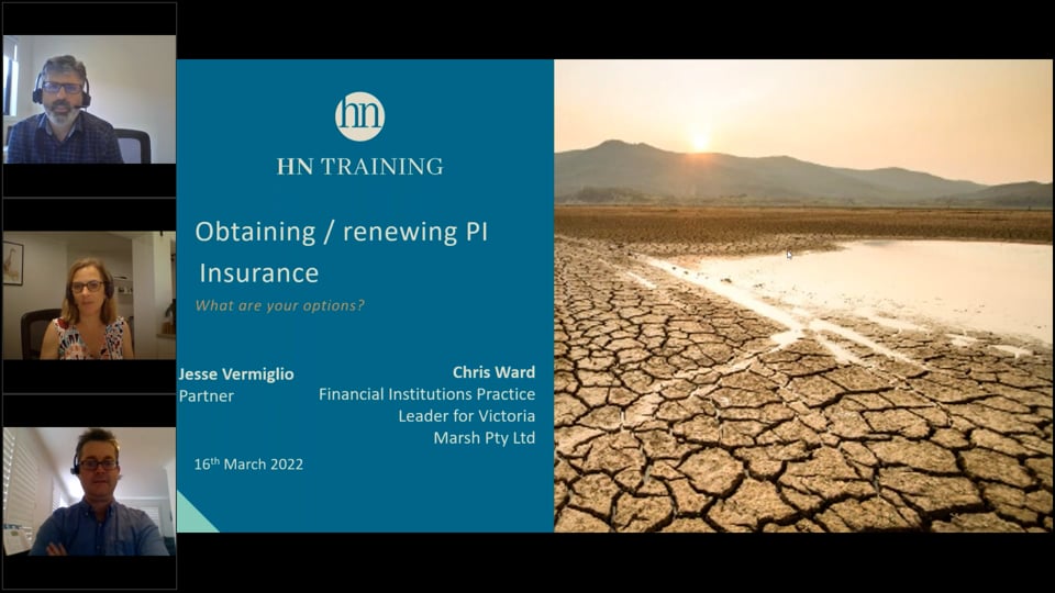 Obtaining / Renewing PI Insurance