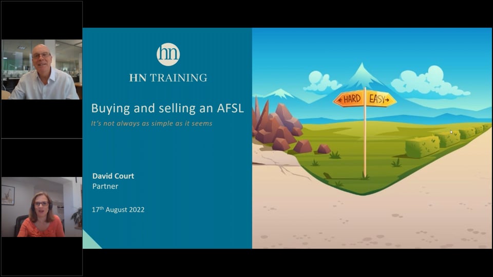 Buying and selling an AFSL