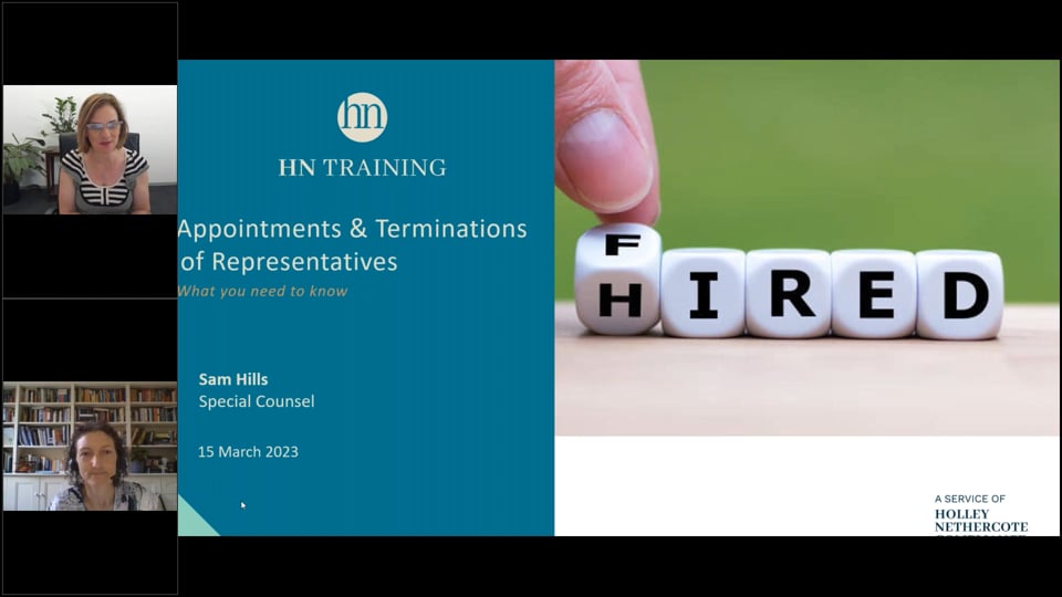 Appointments and terminations of representatives – What you need to know