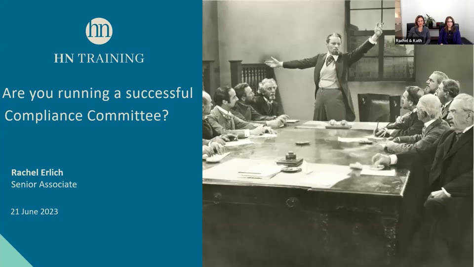 Are you running a successful Compliance Committee?