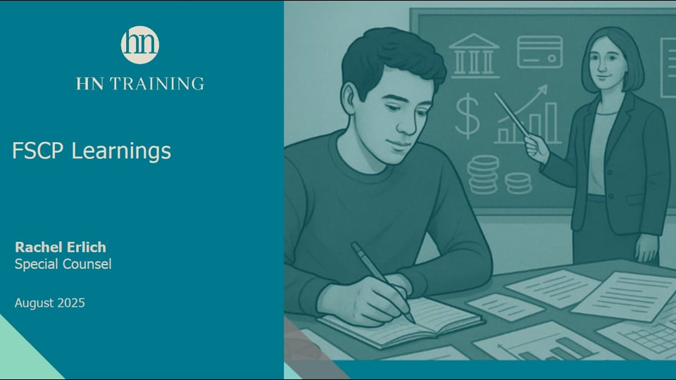 FSCP Learnings