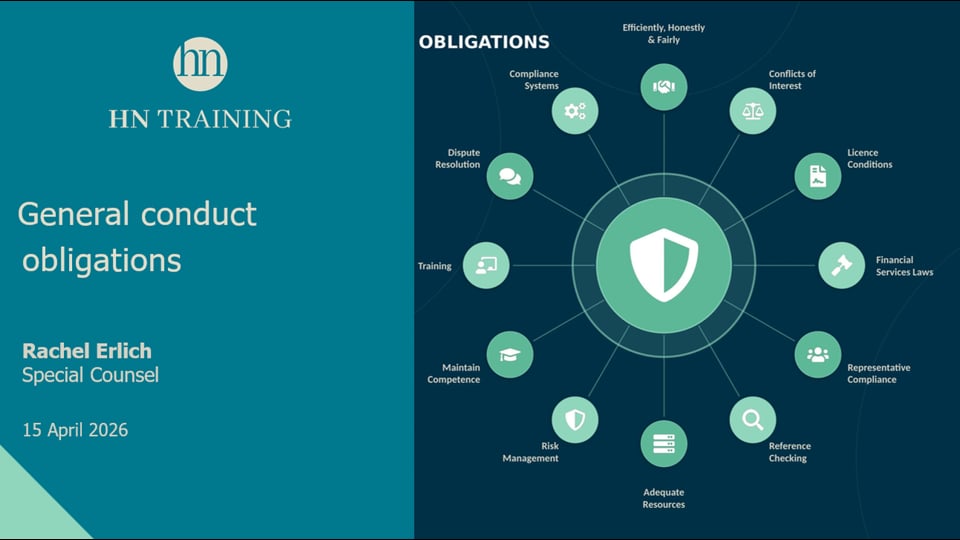 General Conduct Obligations – Do you know what they are and how to bring them to life?