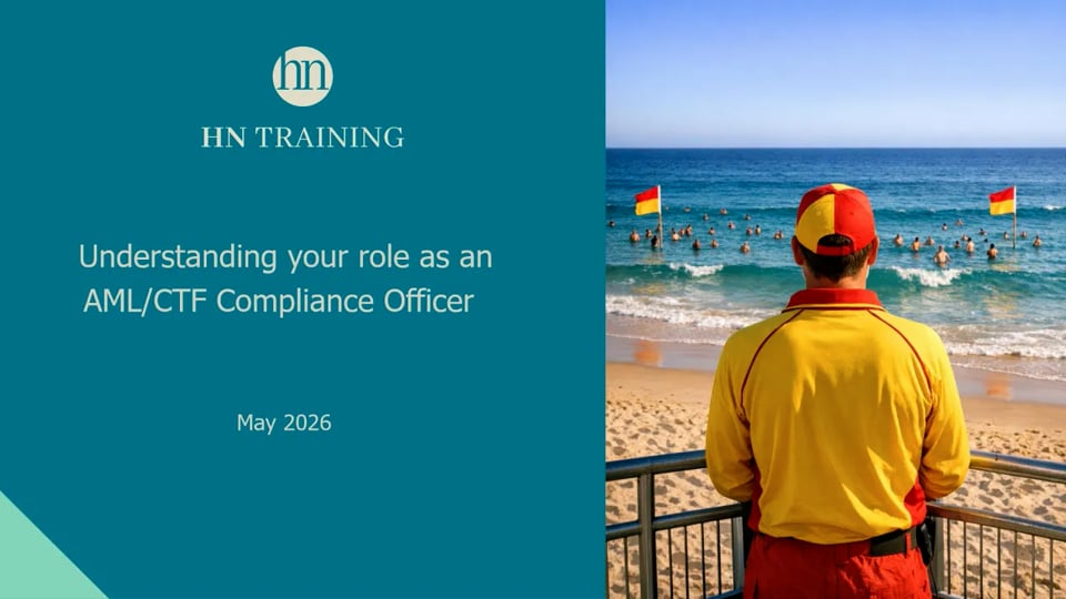 AML/CTF Compliance Officer – Role-Specific Training