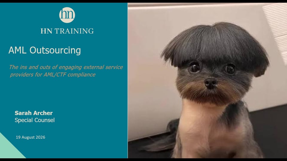 The what, when and how of outsourcing AML/CTF compliance