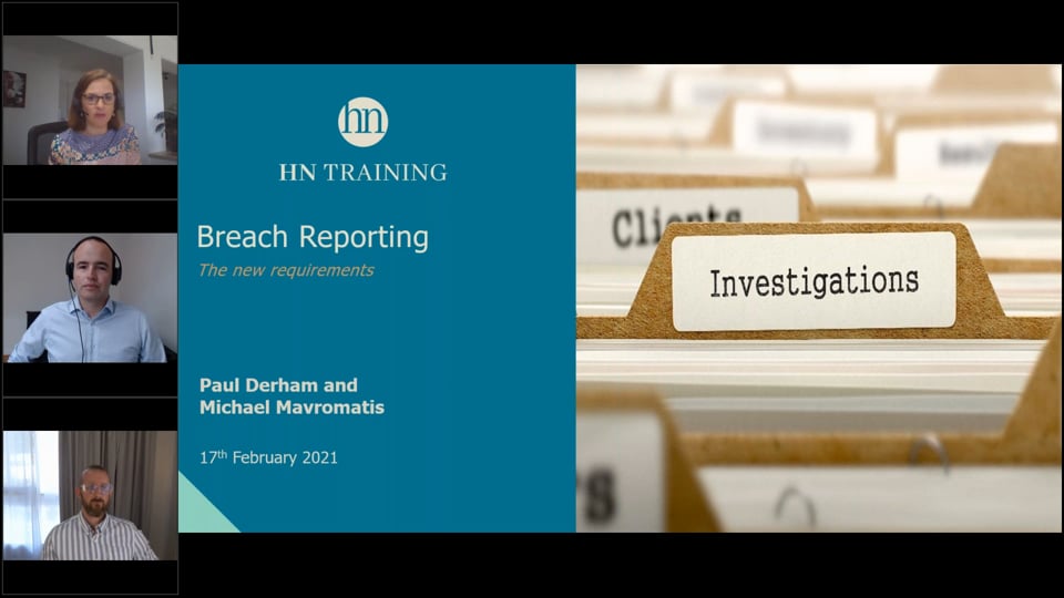 Breach Reporting – The new requirements