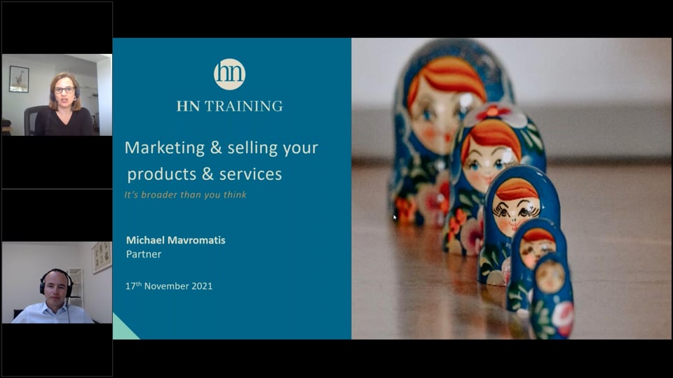 Marketing & selling your products & services – It's broader than you might think!